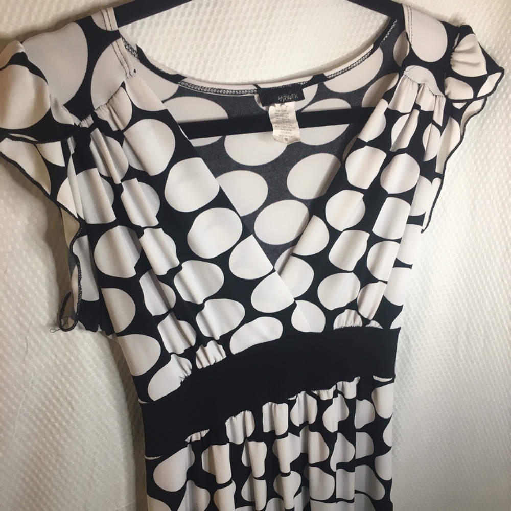 Hypnotik | Women’s Black with White Polka Dots Dress
